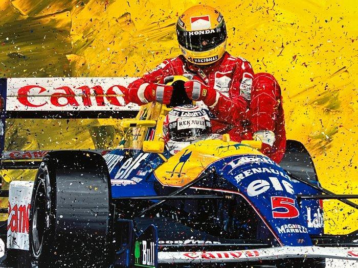 Williams - British Grand Prix, Silverstone - Nigel Mansell -, Verzamelen, Automerken, Motoren en Formule 1
