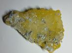 high quality cluster with mainly yellow brucite, rough natur