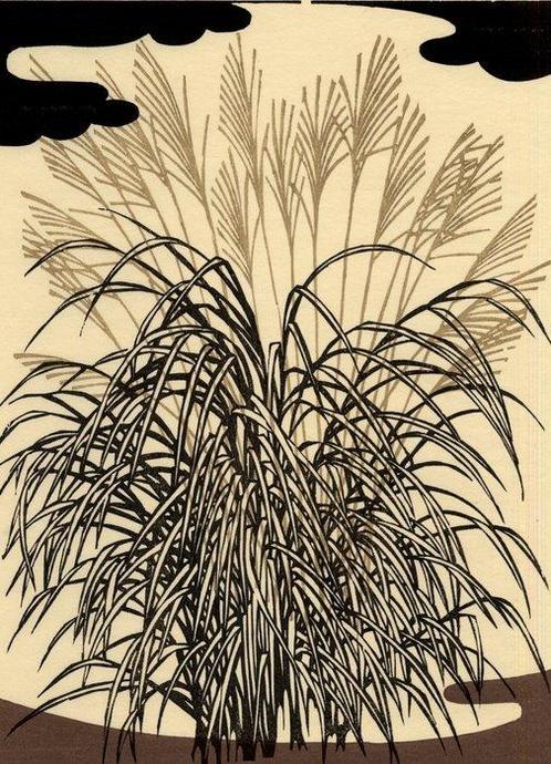 De vier jaargetijden van Japan - 1977 - Papier - Masayuki, Antiek en Kunst, Antiek | Overige Antiek