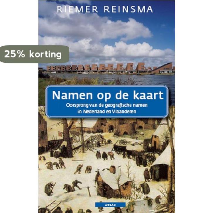 Namen op de kaart 9789045011080 Riemer Reinsma, Boeken, Woordenboeken, Gelezen, Verzenden
