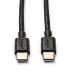 USB C naar USB C kabel | 0.5 meter | USB 2.0 (Zwart), Nieuw, Verzenden