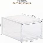 PAIDE - Schoenendozen - Organizer Pack van 20 - Transparant, Huis en Inrichting, Woonaccessoires | Overige, Verzenden, Nieuw