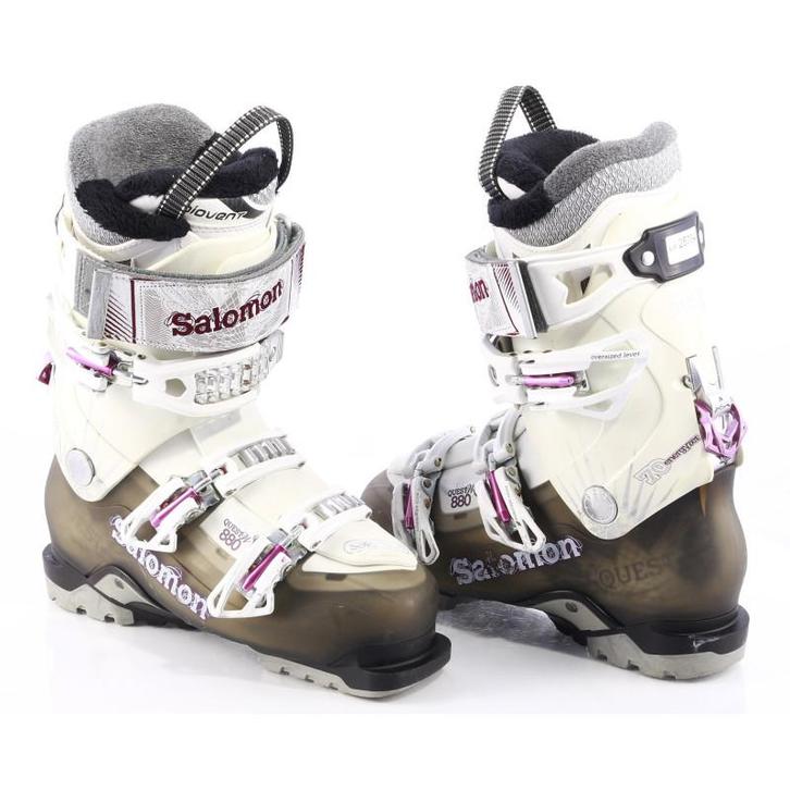 38 38,5 dames skischoenen SALOMON QUEST 880 W, biovent, over, Sport en Fitness, Skiën en Langlaufen, Gebruikt, Verzenden