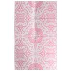 vidaXL Buitenkleed 190x290 cm PP roze, Nieuw, Verzenden