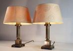 Herda Amsterdam - Lamp - Messing - Twee kolom tafellampen
