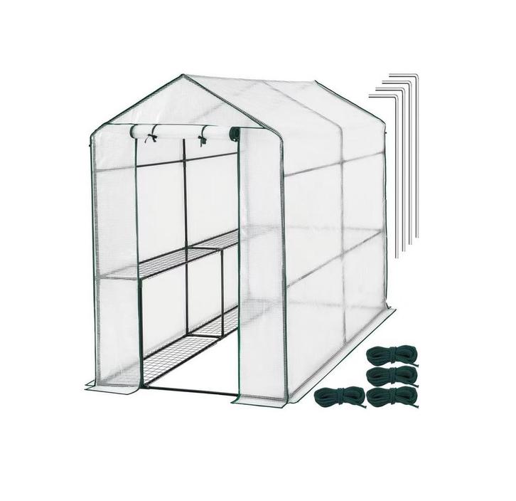 Borg Hobby Kas 186x120x190 cm - Kweekkas Tuinkas Tomatenkas, Tuin en Terras, Kassen, Folie, Plastic, Nieuw, Kweekkas, Ophalen of Verzenden