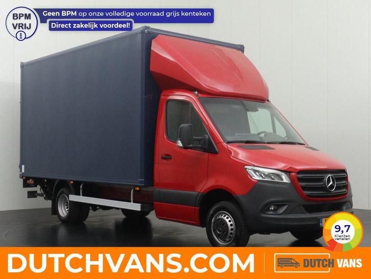 Mercedes-Benz Sprinter 516CDI Laadklep 2022 L5 H1 Diesel, Auto's, Bestelauto's, Te koop, Automaat, BTW verrekenbaar, Diesel, Rood
