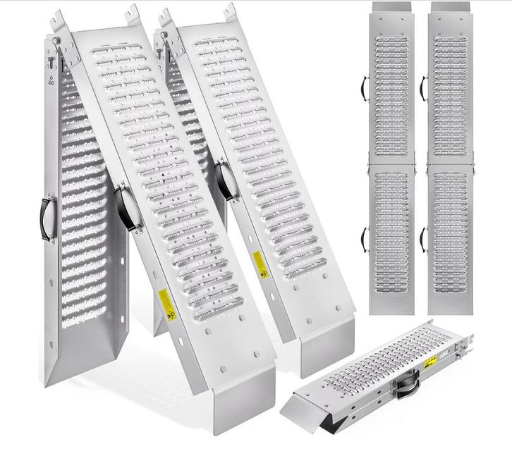 Oprijplaten, oprijgoten, oprijplank Set van 2 max 400kg A..., Auto diversen, Auto-accessoires, Nieuw, Verzenden