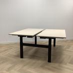 Tweedehands Drentea duo slingerbureau, 160x80 cm, Ahorn-, Huis en Inrichting, Bureaus, Ophalen of Verzenden, Gebruikt, Bureau