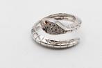 Ring - 18 karaat Witgoud Diamant (Natuurlijk) - Robijn, Nieuw