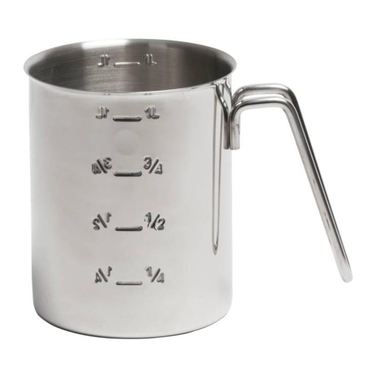 Maatbeker RVS met maatverdeling | 1 Liter, Zakelijke goederen, Horeca | Overige, Verzenden