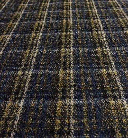 790 x 170 cm - Elegante tessuto scozzese italiano in pura, Antiek en Kunst, Antiek | Kleden en Textiel