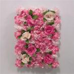 Flowerwall flower wall 40*60cm. d pink, champagne roos, Nieuw, Ophalen of Verzenden
