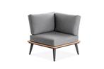 Niehoff Serra hoekmodule inclusief kussens - Zwart, Tuin en Terras, Tuinmeubel-accessoires, Ophalen of Verzenden, Nieuw