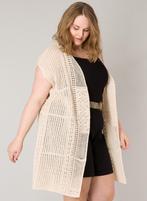 YESTA katoenen opengehaakt vest Maat:, Verzenden, Nieuw, Overige kleuren