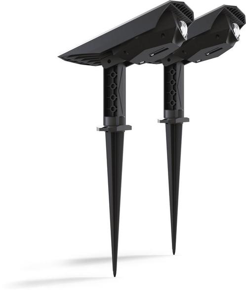 Calex Padoa Solar Tuinspots 2 Stuks - Warm Wit - IP44 - Z..., Huis en Inrichting, Lampen | Overige, Nieuw, Ophalen of Verzenden