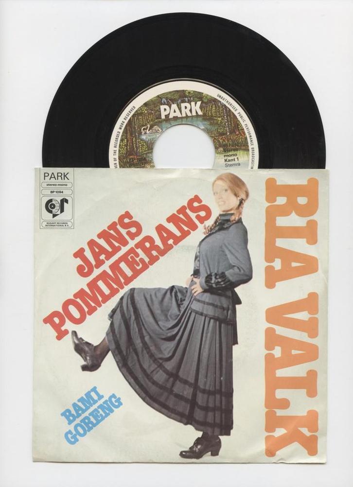 Ria Valk – Jans Pommerans / Bami Goreng (1-7-Vinyl-Sin..., Cd's en Dvd's, Vinyl Singles, Verzenden