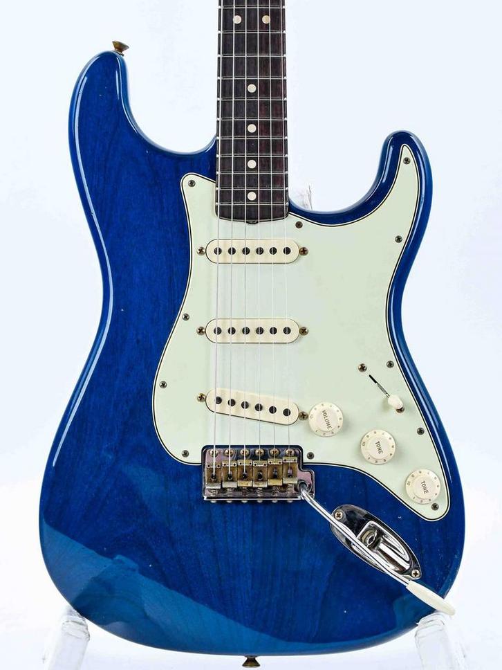 Fender Custom Shop 63 Stratocaster Journeyman Sapphire Bl..., Muziek en Instrumenten, Snaarinstrumenten | Gitaren | Elektrisch