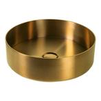 Waskom Lanesto Vanity 40x11,5 cm Goud (excl kraan incl, Doe-het-zelf en Verbouw, Sanitair, Ophalen of Verzenden, Nieuw