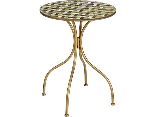 Mica Decorations Alanza Bistrotafel - H76 x Ø61 cm - Metaal, Huis en Inrichting, Woonaccessoires | Overige, Nieuw, Verzenden