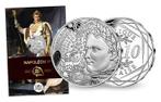 Zilveren 10 euro Napoleon herdenkingsmunt in luxe coincard