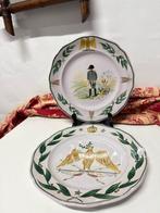 Longwy - Wandbord (2) - Creamware