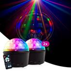 Discolamp Bluetooth Speaker - LED Discobal - USB - Set van 2, Muziek en Instrumenten, Licht en Laser, Nieuw, Discobol, Geluidgestuurd