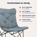 2dekans | TRVLMORE Campingstoel - Opvouwbaar - Incl., Tuin en Terras, Tuinsets en Loungesets, Ophalen of Verzenden, Zo goed als nieuw