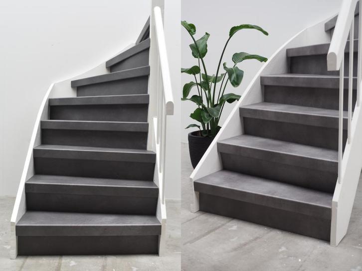 FABRIEKSLEEGVERKOOP! Natuurlijk grijs traprenovatie PVC, Huis en Inrichting, Stoffering | Vloerbedekking, Wit, Crème, Beige, Bruin