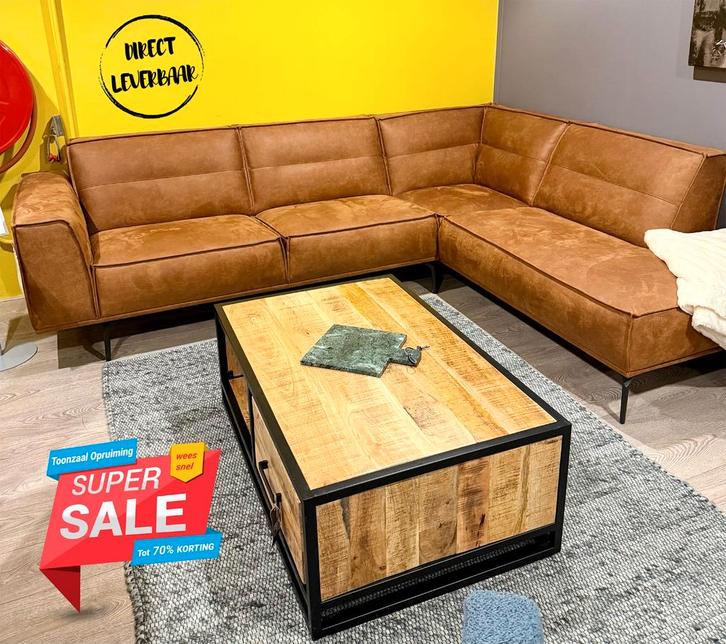 ***SALE*** Hoekbank Stratos | Het Anker, Huis en Inrichting, Banken | Bankstellen, Verzenden