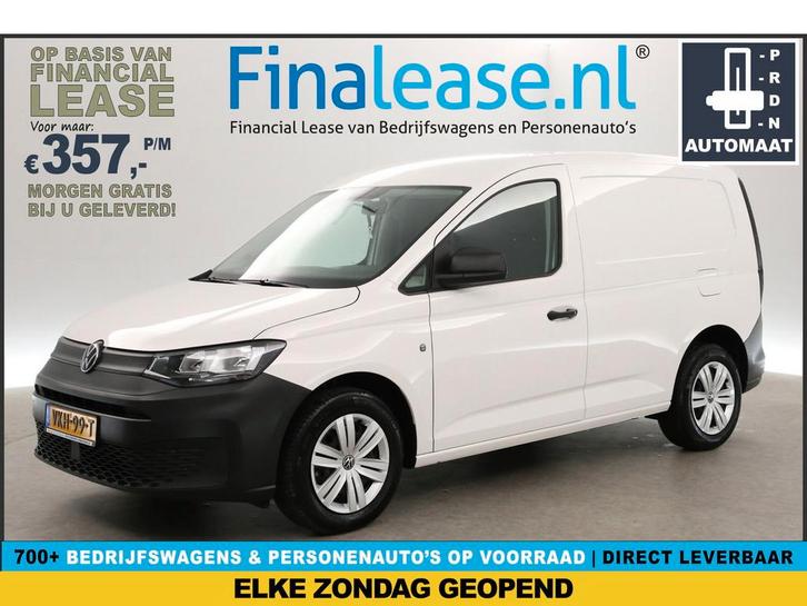 Volkswagen Caddy 2.0 TDI 123PK Automaat Camera Airco Cruise, Auto's, Bestelauto's, Lease, Automaat, Diesel, Volkswagen, Wit, Verzenden
