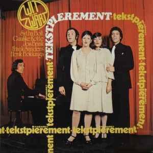 LP gebruikt - Kabaret Tekstpierement - Wit Op Zwart, Cd's en Dvd's, Vinyl | Nederlandstalig, Zo goed als nieuw, Verzenden