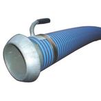 Mest zuigslang 6 duims, 4 mtr, blauw-rood, compleet, Ophalen of Verzenden