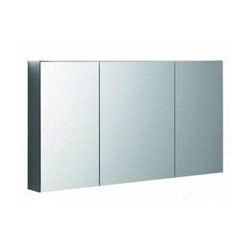 Spiegelkast BWS Sally 120 cm Aluminium, Doe-het-zelf en Verbouw, Sanitair, Bad, Nieuw, Ophalen of Verzenden