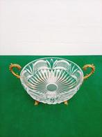 Bokaal - Verguld messing - Kristal en messing, Antiek en Kunst