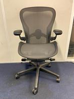 Herman Miller Aeron Remastered Bureaustoel, Maat C, Huis en Inrichting, Bureaustoelen, Verzenden, Zwart, Zo goed als nieuw, Bureaustoel