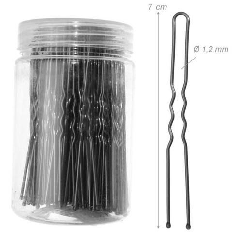 Alista Zwarte Haarspelden 7 cm 160 stuks, Sport en Fitness, Ballet, Verzenden