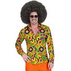 Disco 70S Blouse Gekleurd Heren, Kleding | Heren, Carnavalskleding en Feestkleding, Verzenden, Nieuw