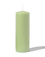 HEMA Stompkaars Ø7x20cm groen, Huis en Inrichting, Woonaccessoires | Kandelaars en Kaarsen, Verzenden, Nieuw, Groen