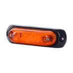 Horpol LED Markeringslamp Oranje Ovaal + Rubber Opbouw LD-37, Auto-onderdelen, Verlichting, Ophalen of Verzenden, Nieuw