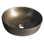 Waskom Sapho Priori Rond 41.5x41.5x13.5cm Keramisch Bruin, Ophalen of Verzenden, Nieuw, Overige typen