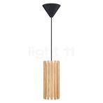 Umage Komorebi Hanglamp rond, kap naturel eiken/kap zwart -, Huis en Inrichting, Verzenden, Nieuw