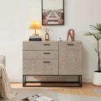 Sideboard Lavangen commode 75x100x35 cm betonkleurig licht e, Verzenden, Nieuw