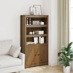 vidaXL buffetkast 80x35x154 cm massief grenenhout, Verzenden, Nieuw, 50 tot 100 cm, Minder dan 100 cm