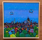 Maria Luisa Azzini - Futuristic London from Forest Hill, Antiek en Kunst, Kunst | Schilderijen | Modern