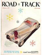 1955 ROAD AND TRACK MAGAZINE FEBRUARI ENGELS, Nieuw, Author