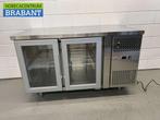 RVS Koelwerkbank 2 glasdeuren glazen deur 1/1 GN 136 cm 230V, Ophalen of Verzenden, Nieuw zonder verpakking