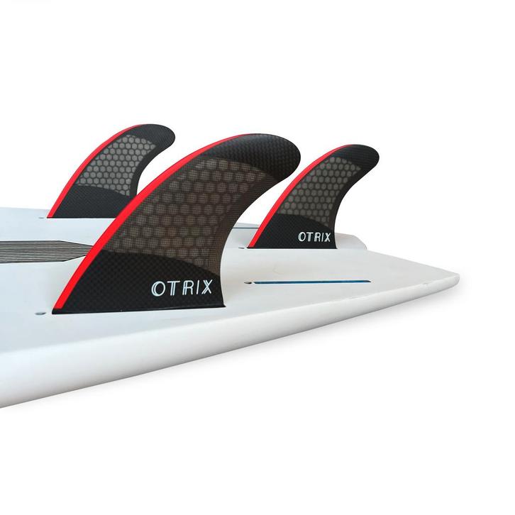 Otrix Carbon Fiber Thruster Fin Set - L (Nieuw), Watersport en Boten, Golfsurfen, Nieuw, Verzenden