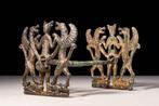 West-Aziatisch Bronzen Paard Bit met Meester van de Dieren, Antiek en Kunst