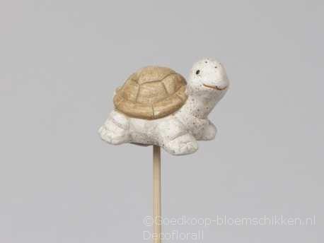 Bijsteker schildpad op stok doos 12 st bijstekers, Huis en Inrichting, Woonaccessoires | Kunstplanten en Kunstbloemen, Nieuw, Ophalen of Verzenden